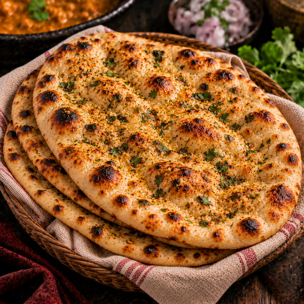 Hot and Spicy Naan
