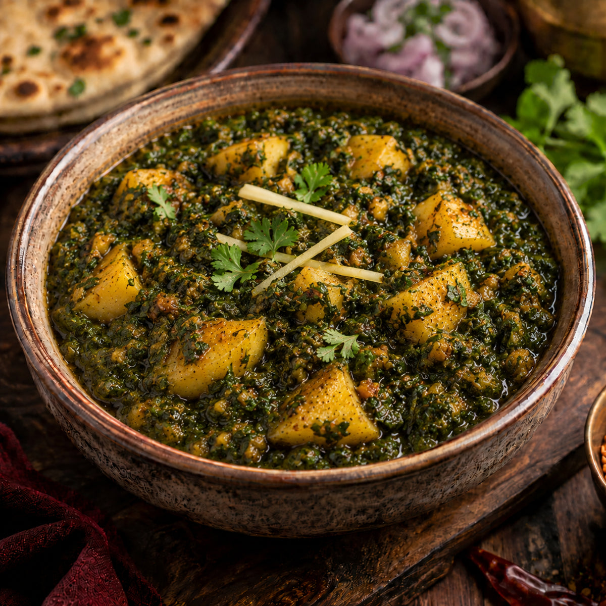 Saag Aloo